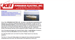 Desktop Screenshot of kinnamanelectric.com