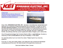 Tablet Screenshot of kinnamanelectric.com